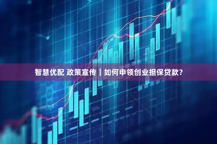 智慧优配 政策宣传｜如何申领创业担保贷款？