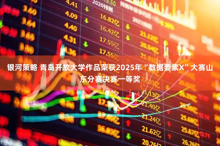 银河策略 青岛开放大学作品荣获2025年“数据要素X”大赛山东分赛决赛一等奖