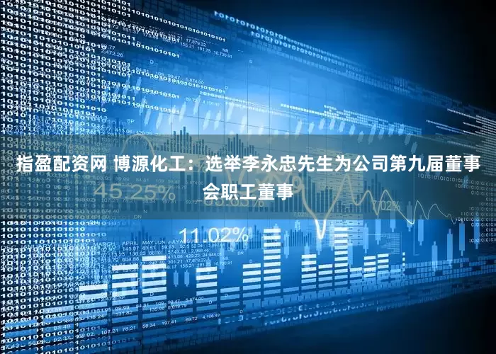 指盈配资网 博源化工：选举李永忠先生为公司第九届董事会职工董事